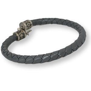 Alex & Ani Grey Braided Bracelet